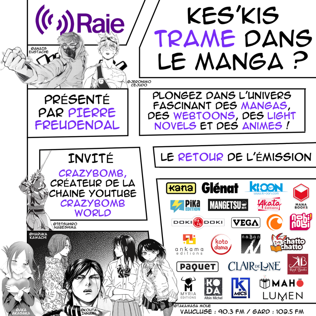 Kes'kis trame dans le manga ? - Le retour de l'émission